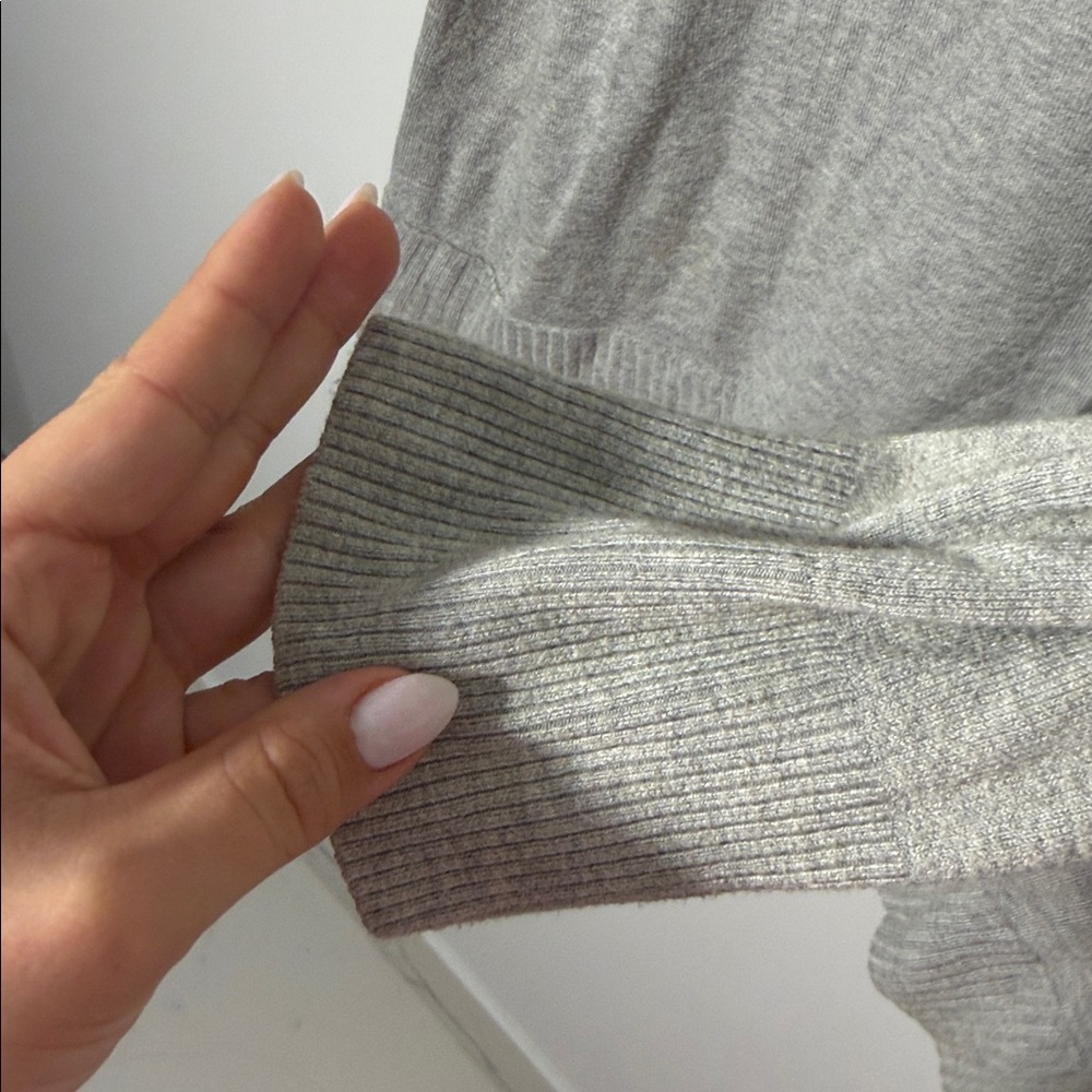 Eileen Fisher Light Gray Women's Cardigan size medium - Picture 5 of 8